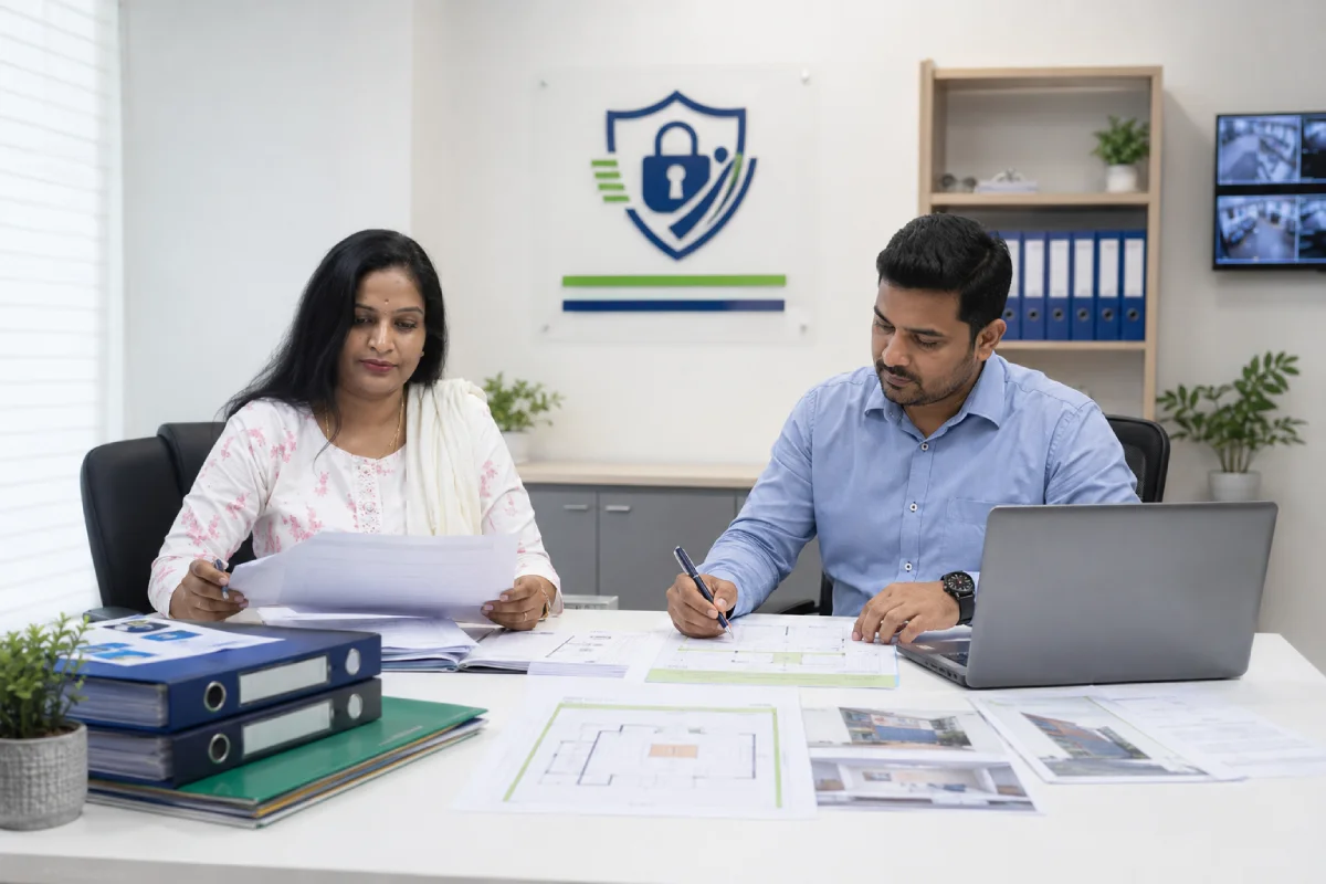 Office setup for a security agency license in Telangana