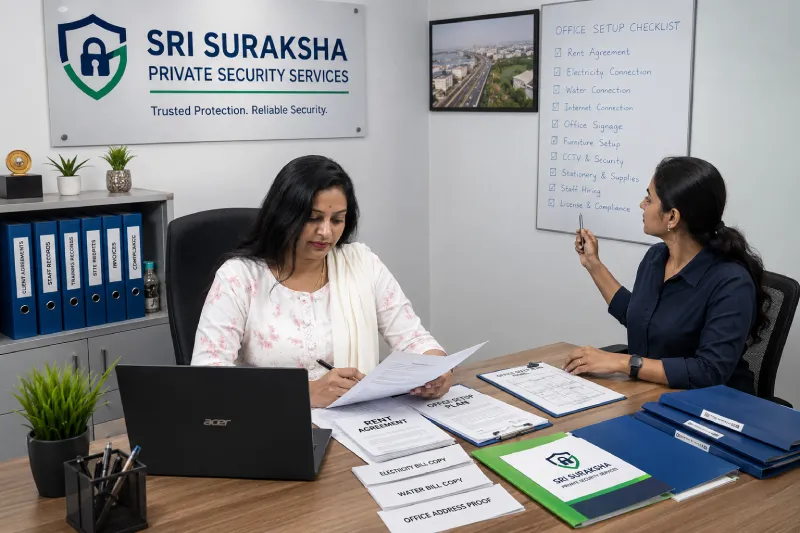 Documents required for PSARA License in Andhra Pradesh