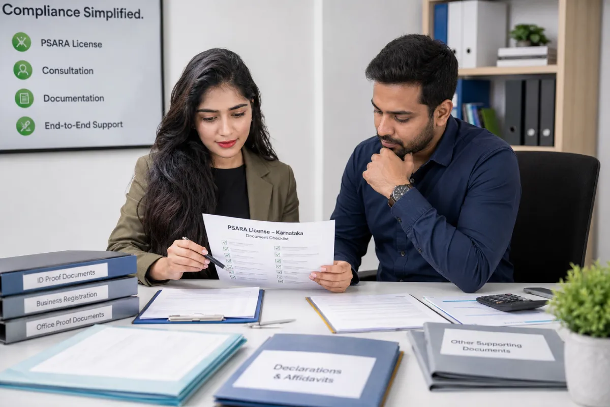 Documents required for PSARA License in Karnataka