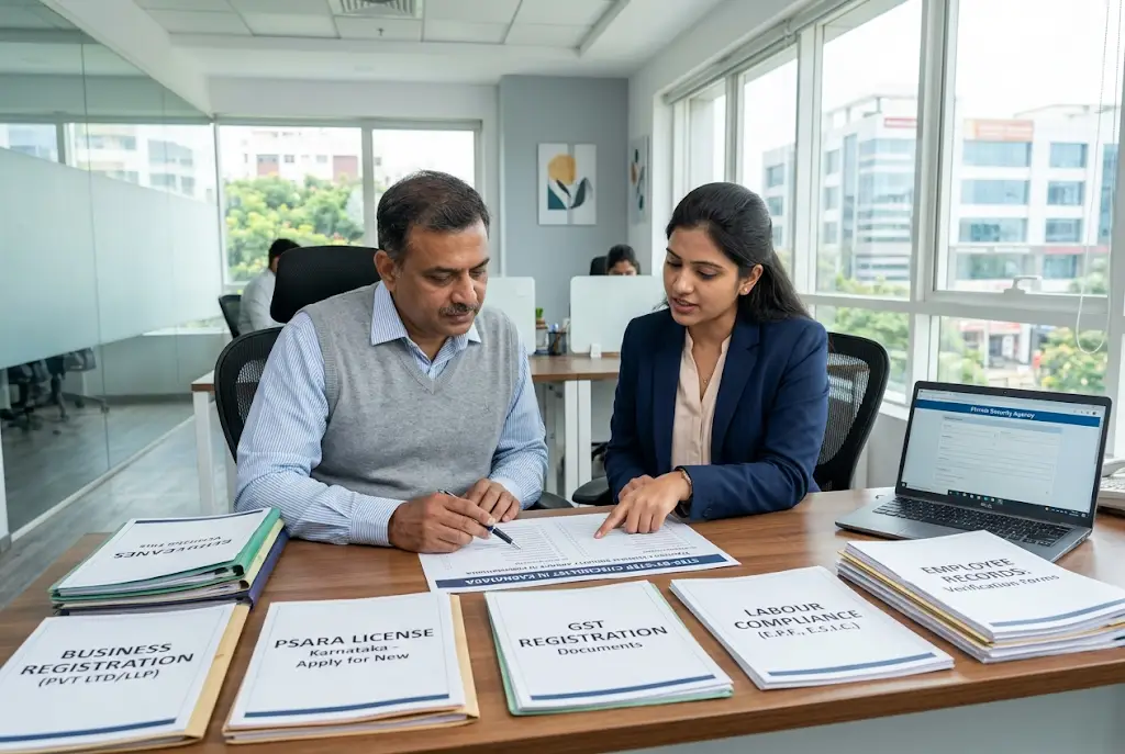 How to Start a Security Agency in Karnataka using a compliance checklist